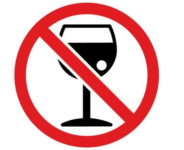 prohibición de beber alcohol después de la cirugía