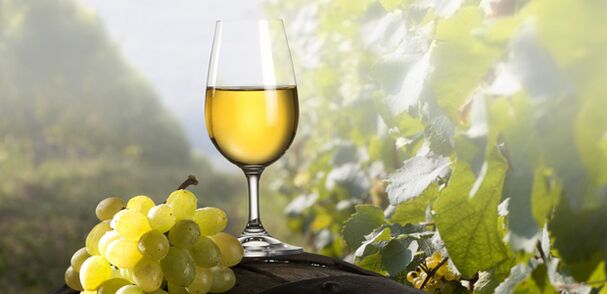 Vino de comedor blanco